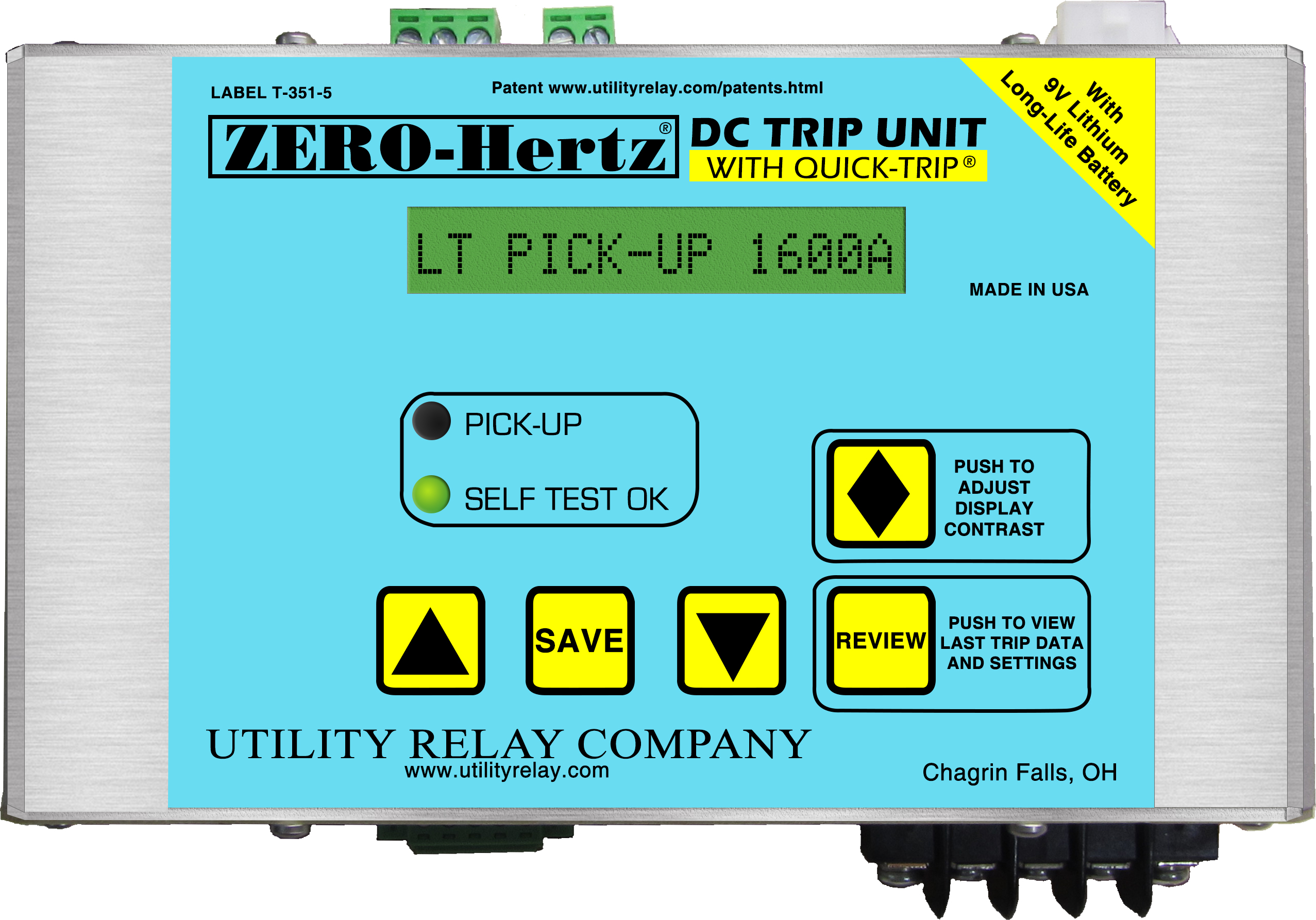 ZER0-Hertz DC trip unit